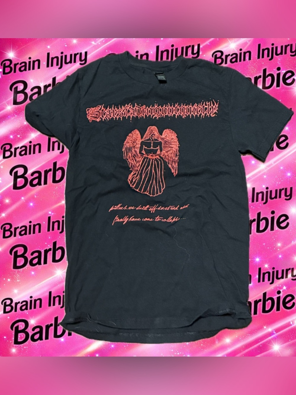 Starsfadingoutquietly screamo band tee